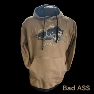 Bone Daddy Shed Head Hoodie, Brown